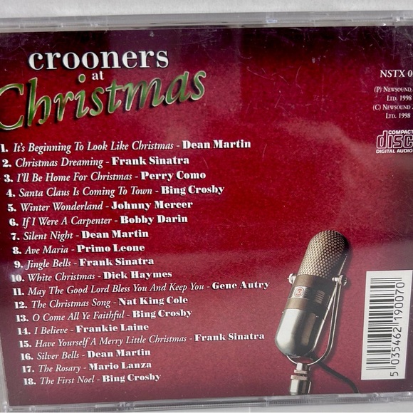 Crooners At Christmas, ( CD - 2000 ) Good. Tested & Played. - Picture 2 of 3